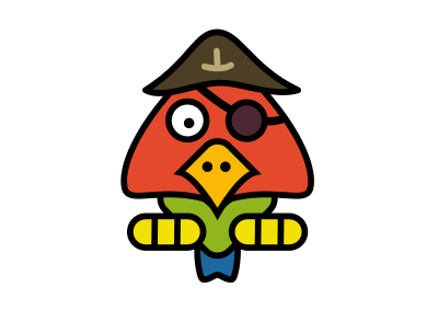 Pirate Parrot clipart