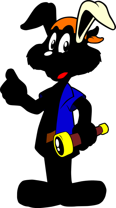 Pirate rabbit clipart