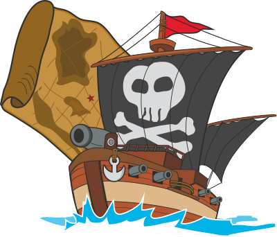 Pirate Ship (#1) clipart