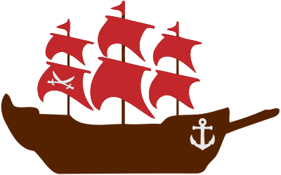 Pirate ship 4 clipart