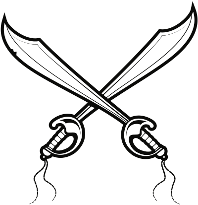 Pirate Swords clipart