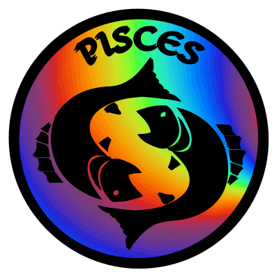 Pisces drawing 6 clipart