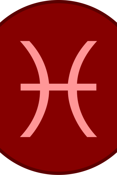 Pisces symbol clipart