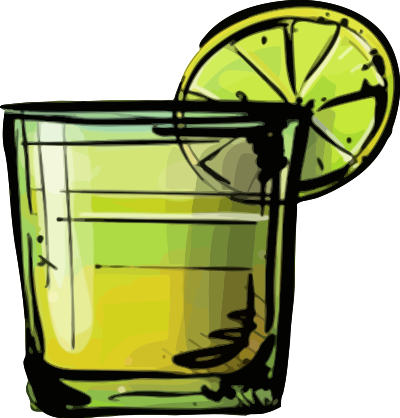 Pisco sour cocktail clipart