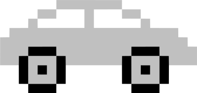 Pixel art car 7 clipart