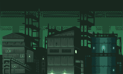 Pixel Art City clipart