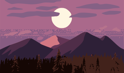 Pixel Art Sunset clipart