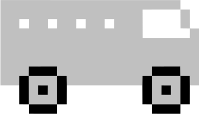 Pixel art van 2 clipart