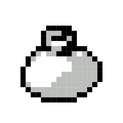 Pixel Bag Icon clipart