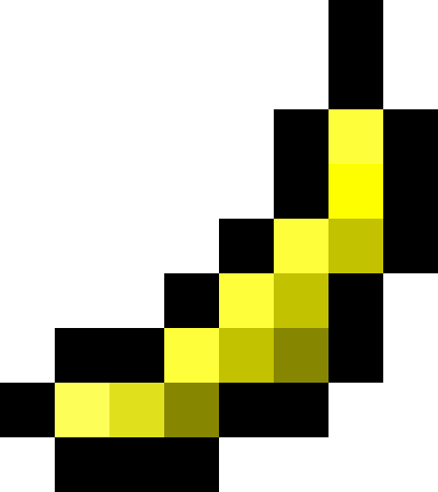 Pixel Banana clipart