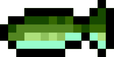 Pixel Bass Fish clipart