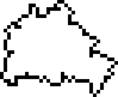 Pixel Berlin Map clipart