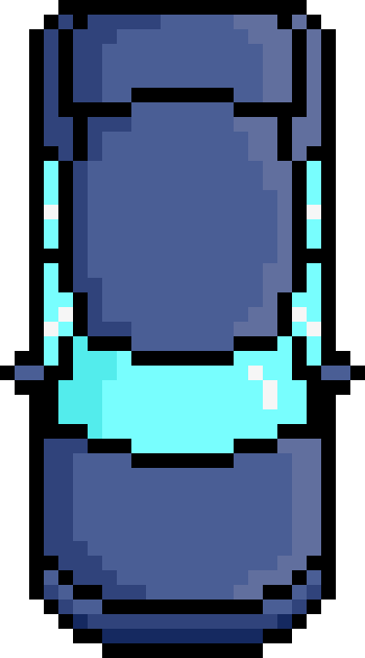 Pixel Car Purple Front clipart