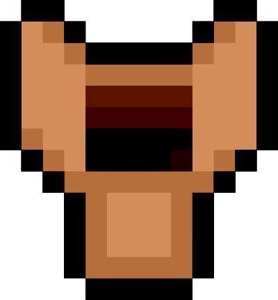 Pixel Cardboard Box Opened clipart