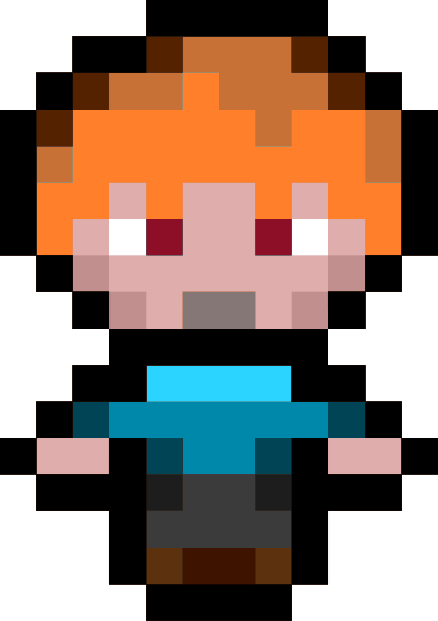 Pixel Character 2 clipart