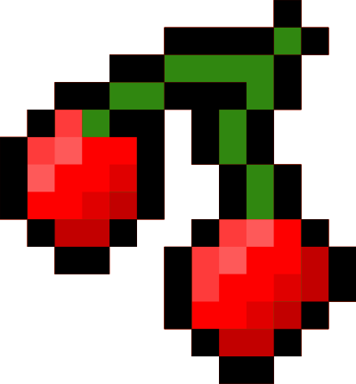 Pixel Cherries clipart