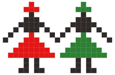 Pixel Dancers clipart