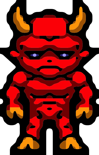 Pixel Demon clipart