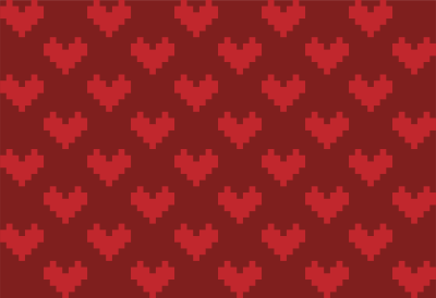 Pixel Heart Background clipart