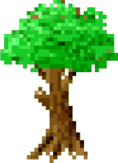 Pixel Tree clipart