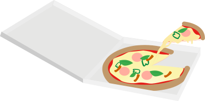 Pizza in Box (#1) clipart