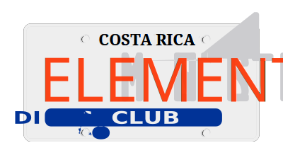 Placa de carro elements clipart