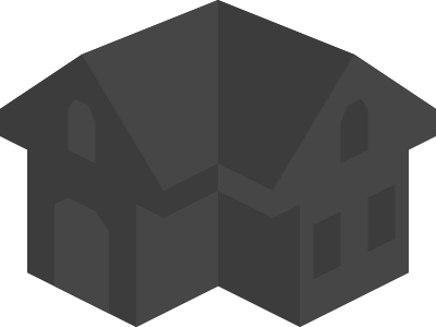 Placeholder Isometric Building Icon Dark Alternative clipart