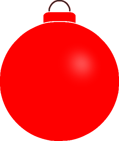 Plain bauble 1 clipart