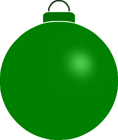 Plain bauble 10 clipart