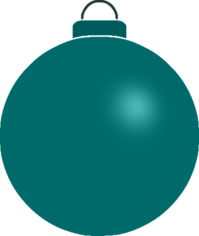 Plain bauble 11 clipart