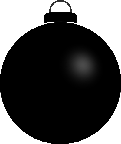Plain bauble 5 clipart
