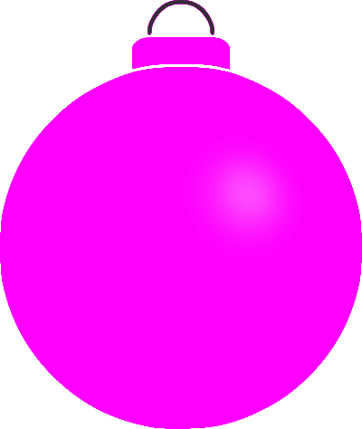 Plain bauble 7 clipart