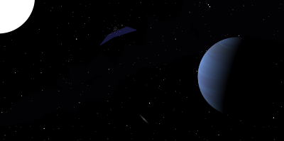 Planet and star clipart