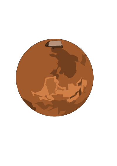 planet Mars clipart