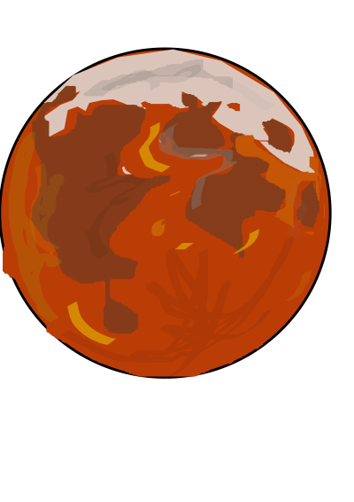 Planeta marte clipart