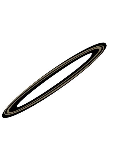 Planeta saturno clipart