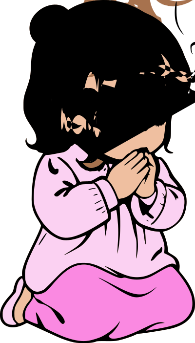 Praying Girl clipart