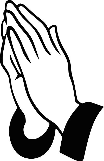 Praying hands clipart