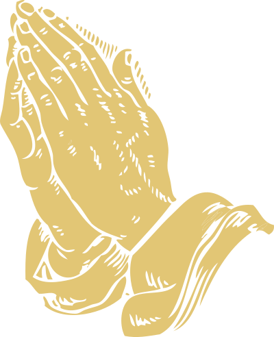 Praying hands clipart