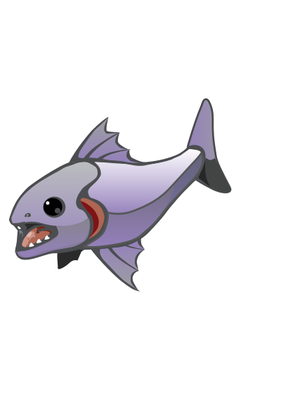 Prehistoric Looking fish clipart