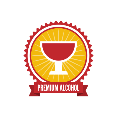 Premium drink label clipart