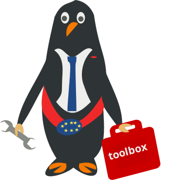 President of penguins clipart