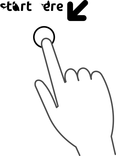 Press button clipart