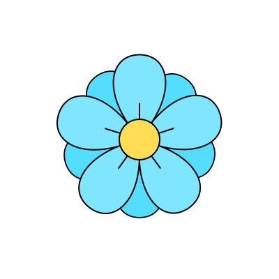 Pretty little flower clipart