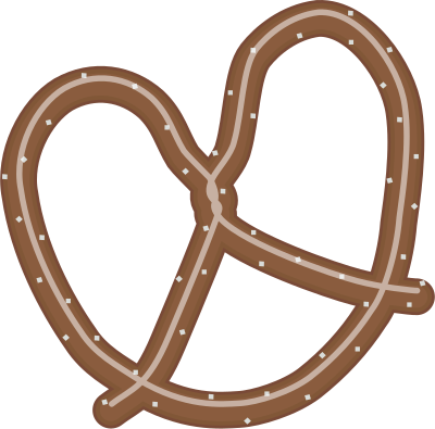 Pretzel clipart