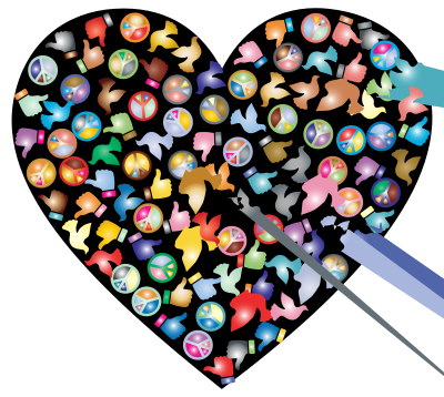Prismatic Give Peace As Many Chances As It Needs 2 clipart