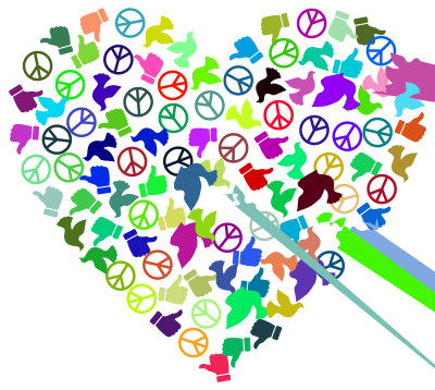 Prismatic Give Peace As Many Chances As It Needs clipart