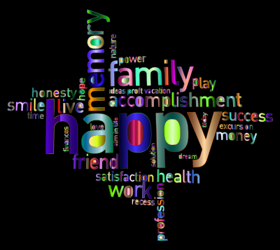 Prismatic Happy Family Word Cloud 4 clipart