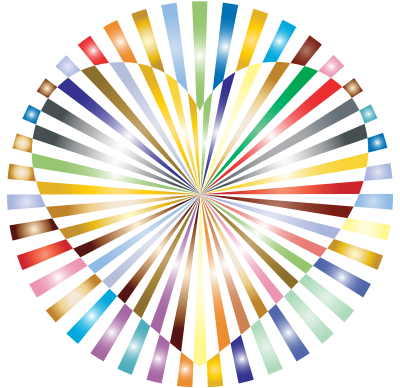 Prismatic Heartburst 2 clipart