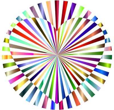 Prismatic Heartburst 3 clipart
